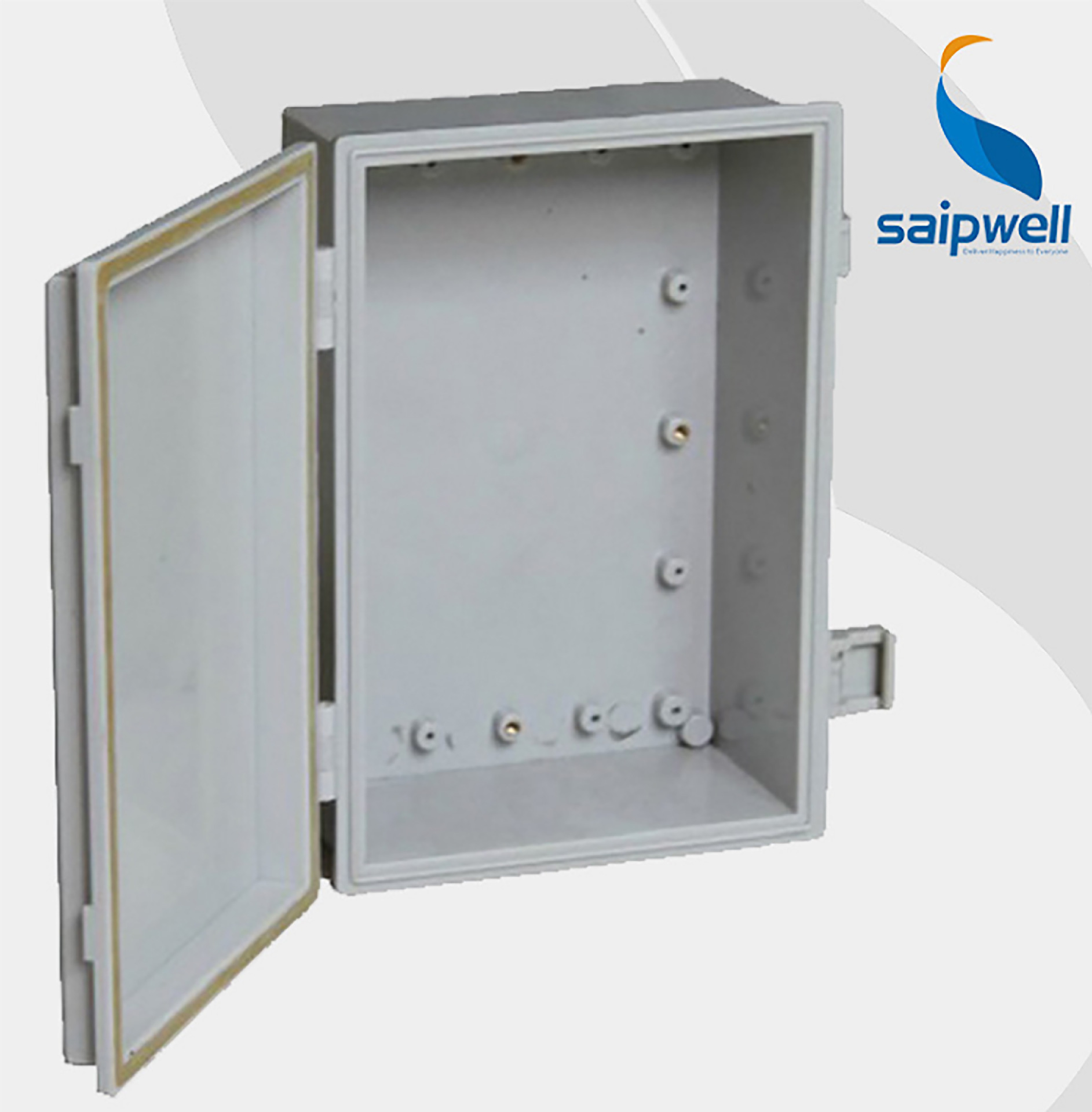 厂家供应搭扣合页式防水箱200*150*100abs防水配电箱电缆接线ip66