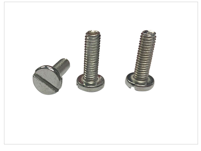 螺丝 紧固件 304一字槽沉头机螺钉gb68开槽一字平头沉头机螺丝钉
