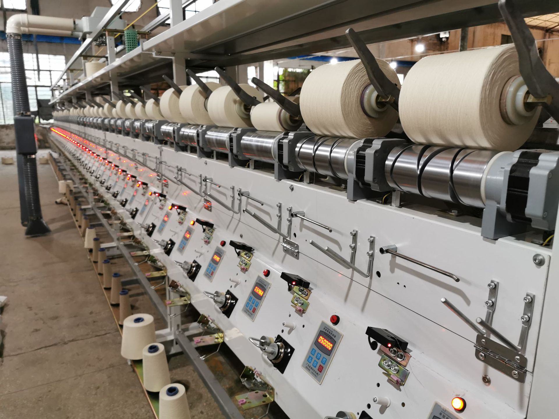 新款高速络筒机 倒毛机 翻纱机 高速并纱机纺织机械打口罩绳-阿里巴巴