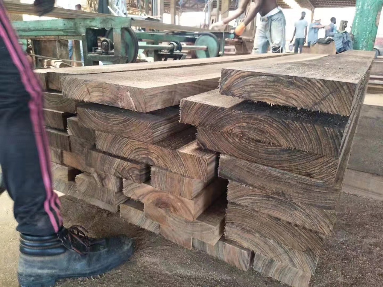 北美黑檀原木黑檀木材 定尺加工黑檀板材批发零售黑檀木料