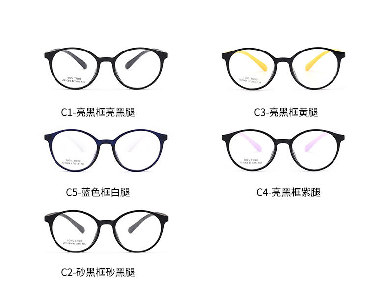 眼镜框样式分类图片