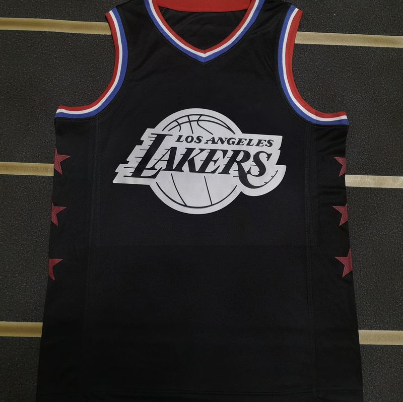 个性定制 湖人队23号詹姆斯球衣城市版 全明星白色热压篮球服背心