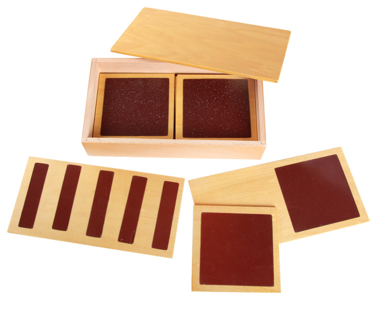 蒙氏教具蒙台蒙特梭利启蒙幼儿园早教益智玩具专业版感官触觉板