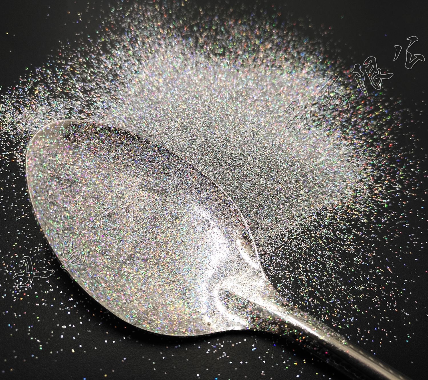 耐溶剂镭射银0.2mm1/128 pet金葱粉美甲细闪粉亮片化妆圣诞礼品