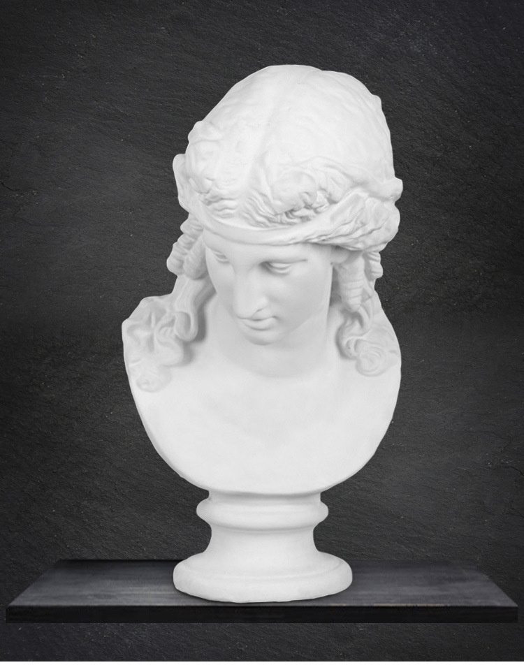 艺伯乐70cm阿里亚斯石膏像头像美术素描用品教具石膏雕塑雕像摆件