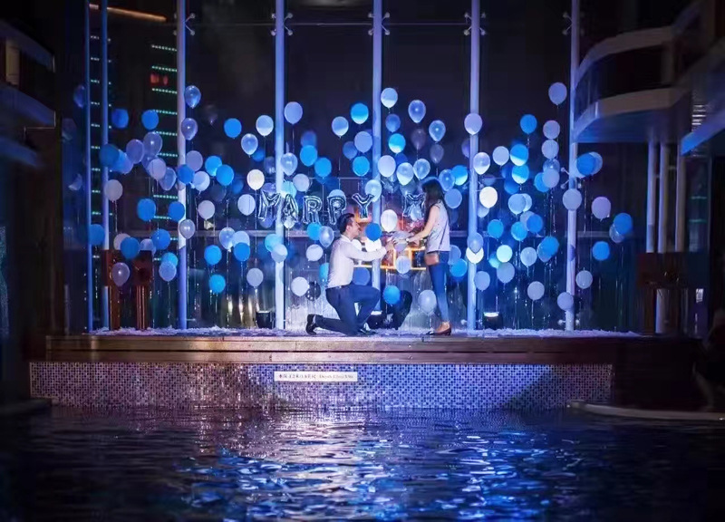 批发氦气 一件代发22l50球 结婚生日派对布置气球飘空升空氦气罐