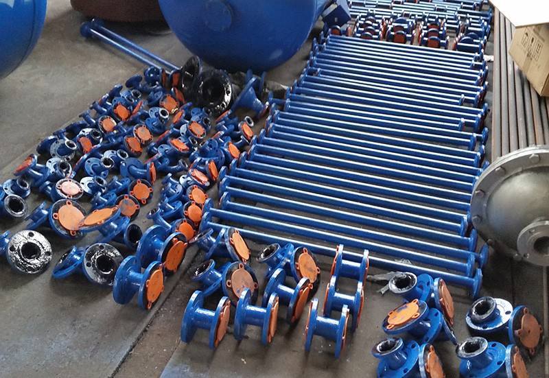 搪玻璃管道,耐酸防腐管道(三通,四通,弯头,变径管道,等)