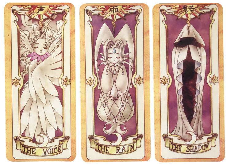 魔卡少女樱库洛牌 占卜扑克牌百变小樱经典魔法变身器女孩地摊货