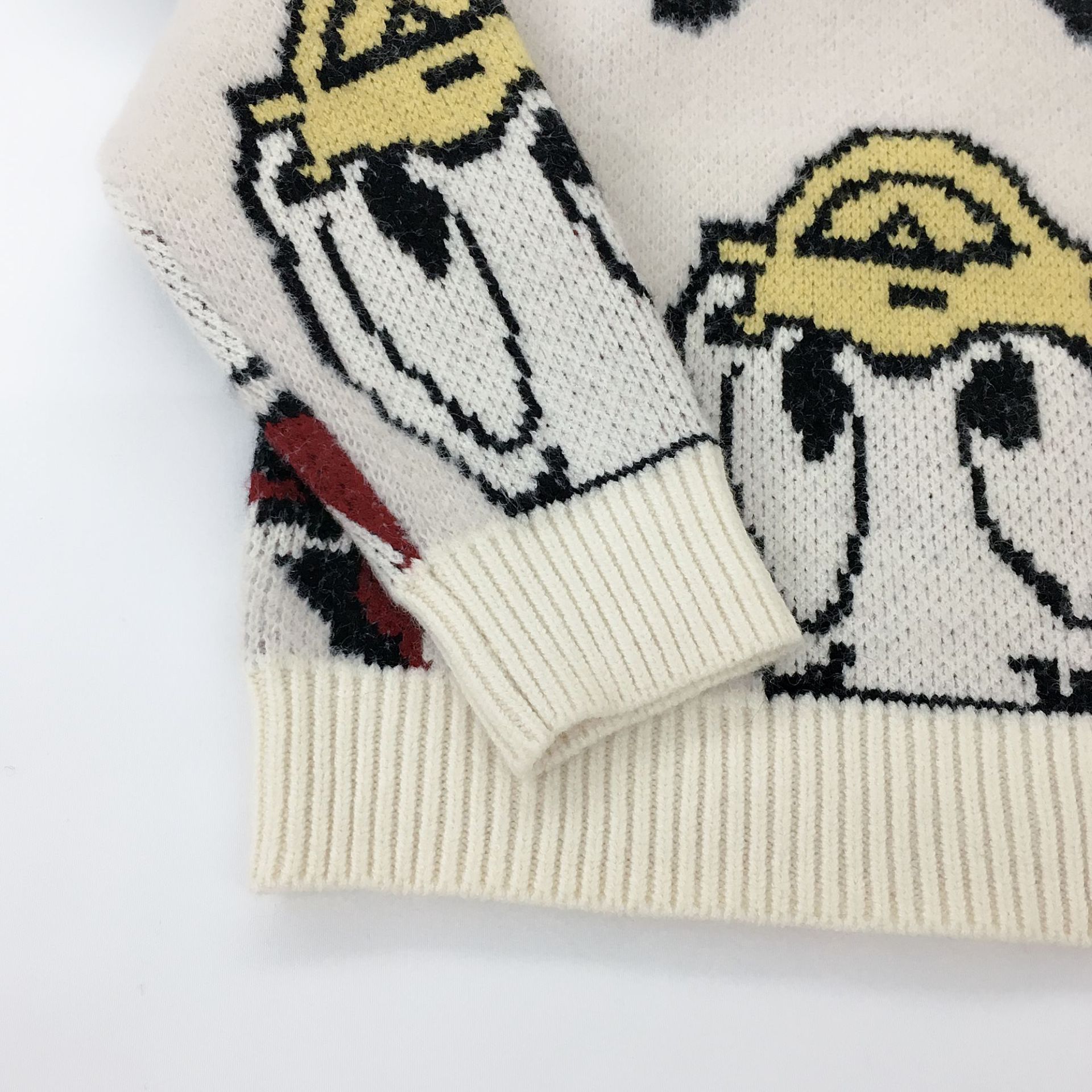 2019新款秋冬圆领儿童线衣可爱米老鼠毛衣男童水貂绒针织衫童装潮