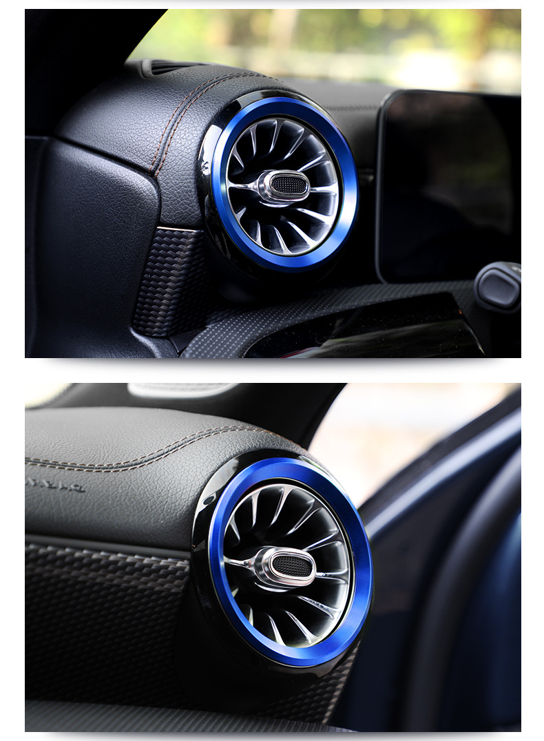 适用于19款奔驰a200l a180l空调出风口装饰圈 新a级内饰改装贴