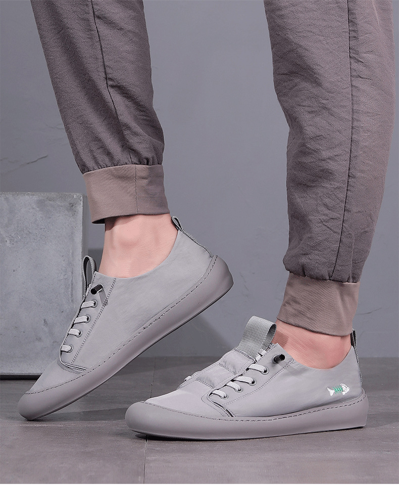 帆布鞋男2020男鞋夏季新款透气冰丝布鞋潮流百搭一脚蹬低帮休闲鞋