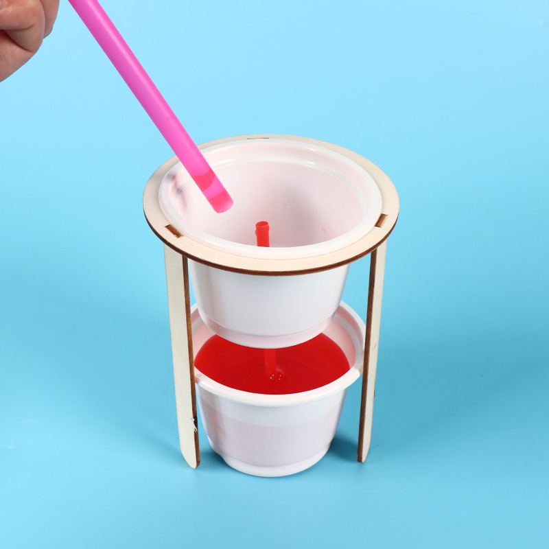 科普玩具diy科技小制作小发明儿童科学实验玩具 虹吸物理公道杯