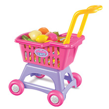 南国婴宝儿童玩具过家家手推车蔬菜水果超市趣味购物车批发