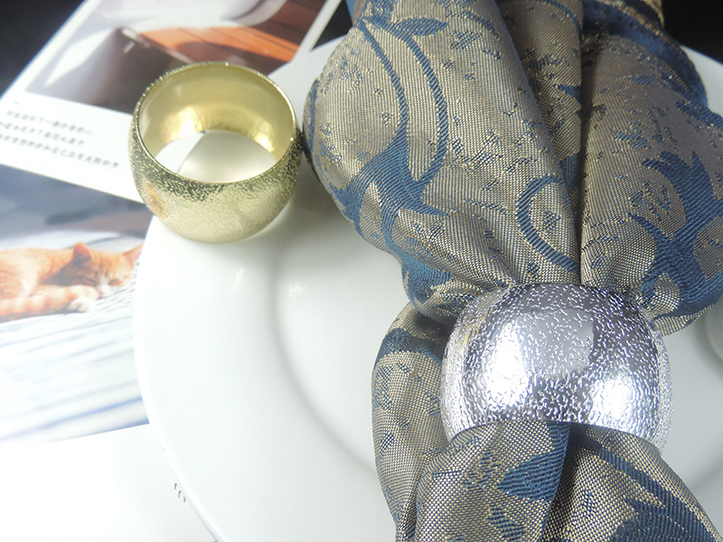 中式餐巾扣金属l餐巾环样板间餐巾扣口布圈简约现代圆形宽大