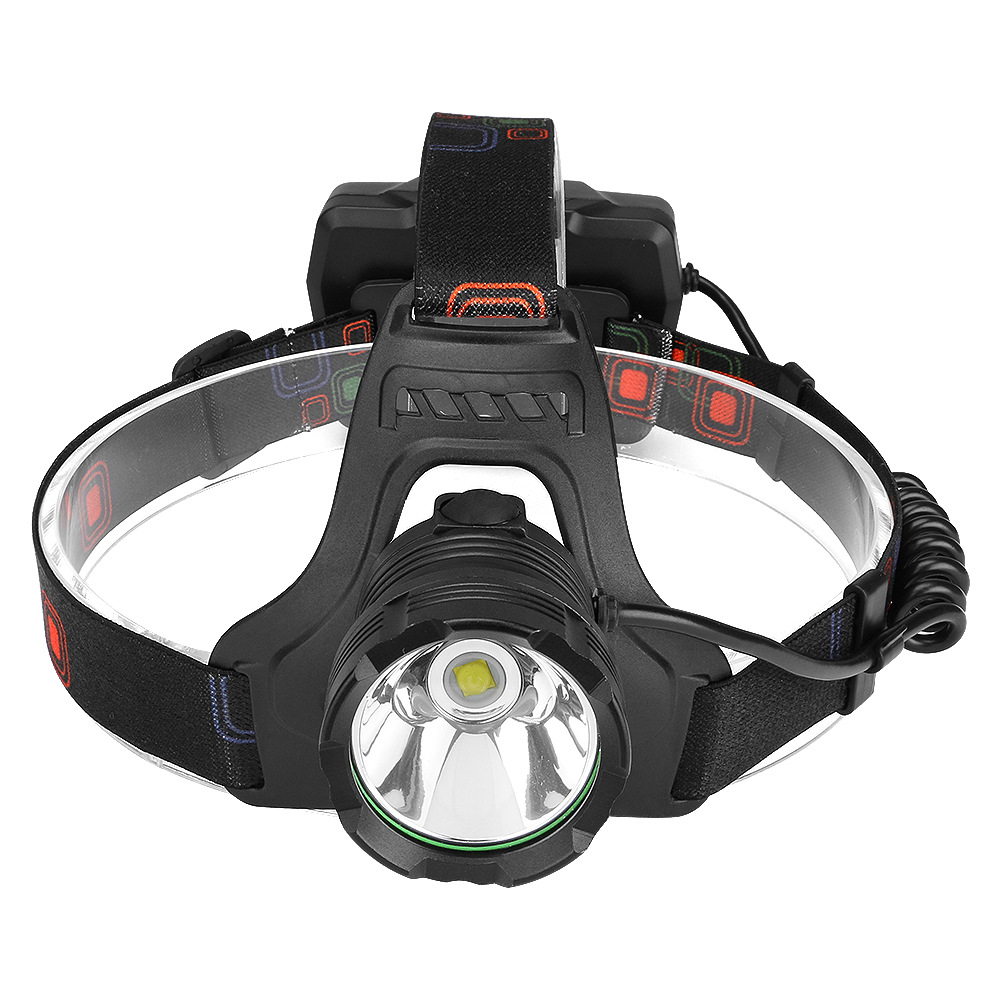 新款伸缩调焦头灯led 户外登山旅行夜骑强光照明头灯野营灯工作灯