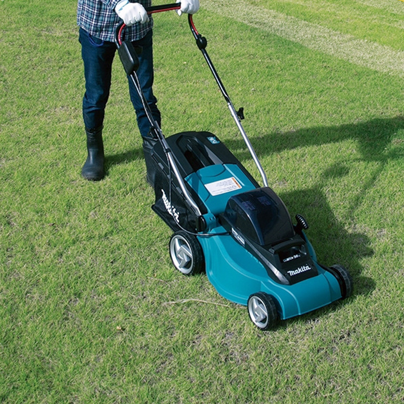 牧田打草机手推式草坪修剪机dlm380z除草机dlm431pm2割草机锂电