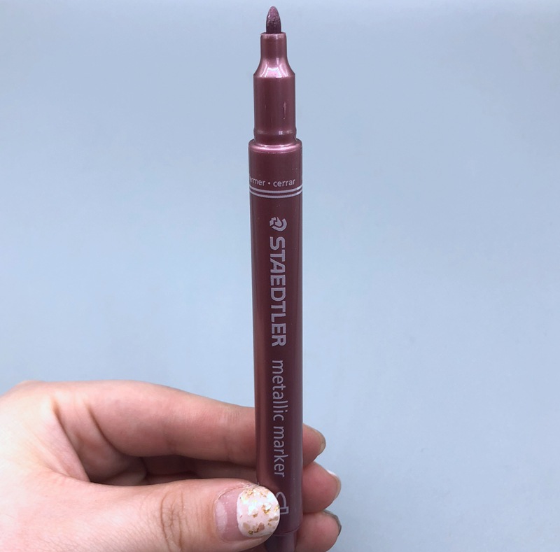 德国staedtler施德楼8323金属笔记号笔手账贺卡请帖金属色记号笔