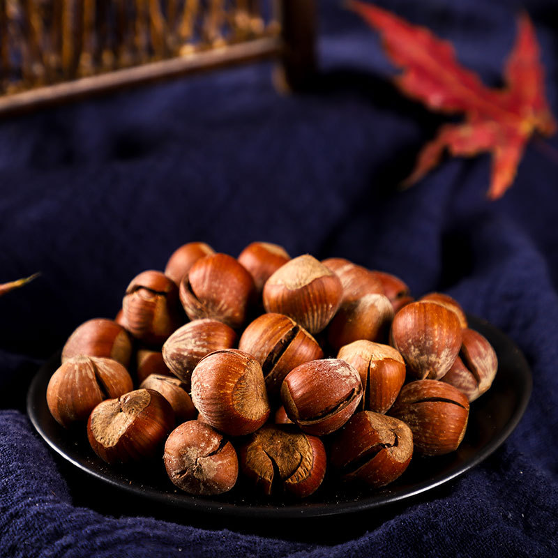新货500g清香二元开口大榛子年货干果坚果零食