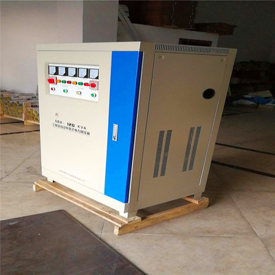华根补偿电力三相稳压器120kva/kw工厂工地学校医疗380v稳压器