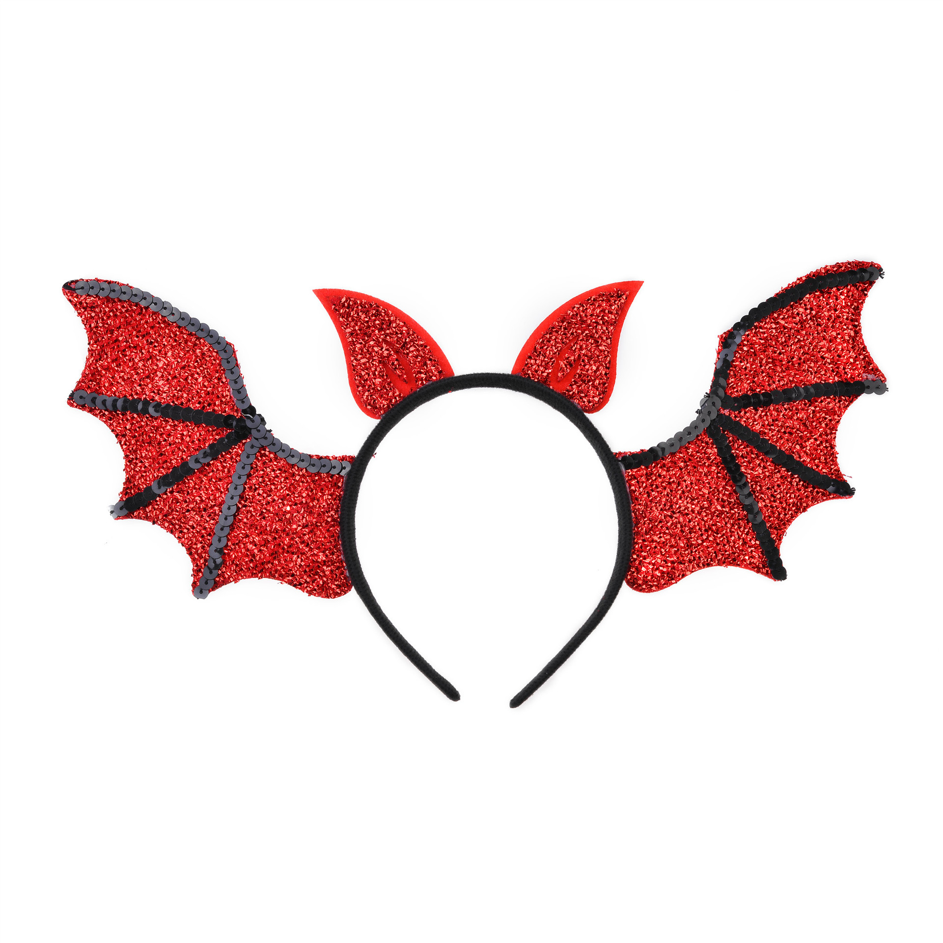 欧美万圣节新款发饰 节日气氛时尚恶魔小角发箍 化妆舞会发带