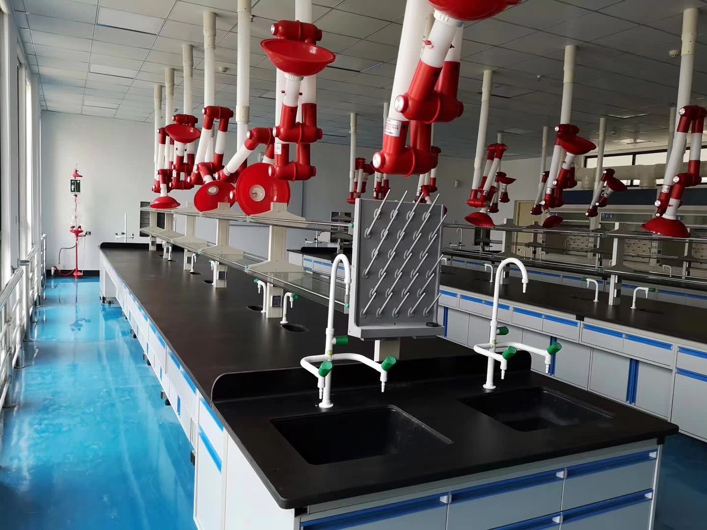 实验室挂壁式万向抽气罩 接墙式万向排气罩 壁式移动吸风罩