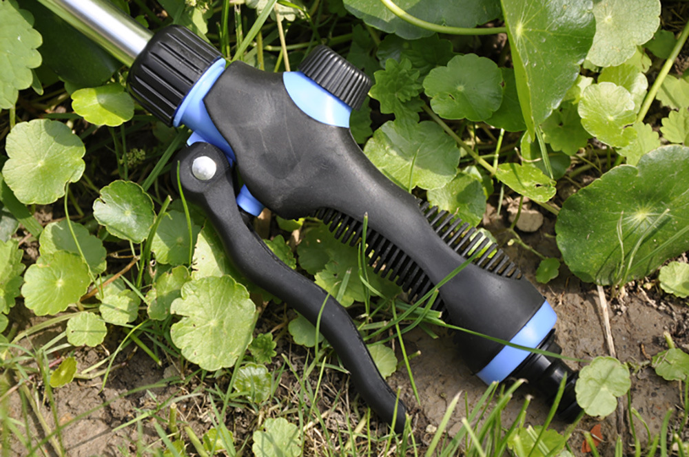 沃施园艺多功能九功能长杆喷枪浇花洗车水枪头花园喷水洒水枪5150