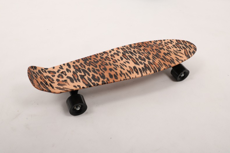 厂家直销pp小鱼板塑料小鱼板单翘四轮滑板鱼滑板成人儿童专业滑板