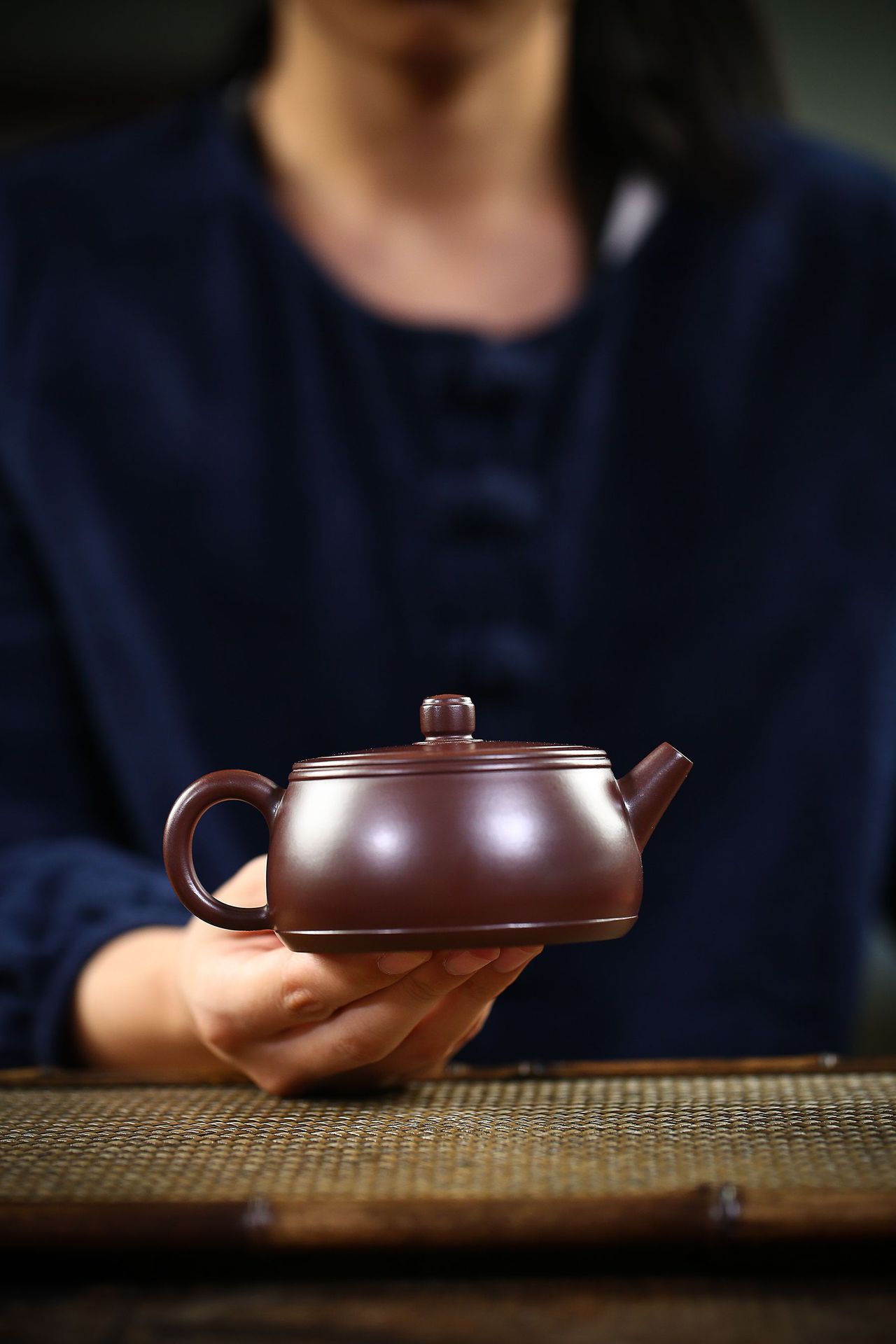 爆美宜兴紫砂壶名家原矿紫朱泥井栏茶壶助理徐峰制作代理定制代发