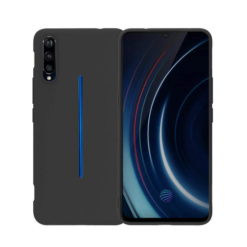 适用vivo 手黑色保护套步步高iqoo黑胶磨砂tpu手机壳