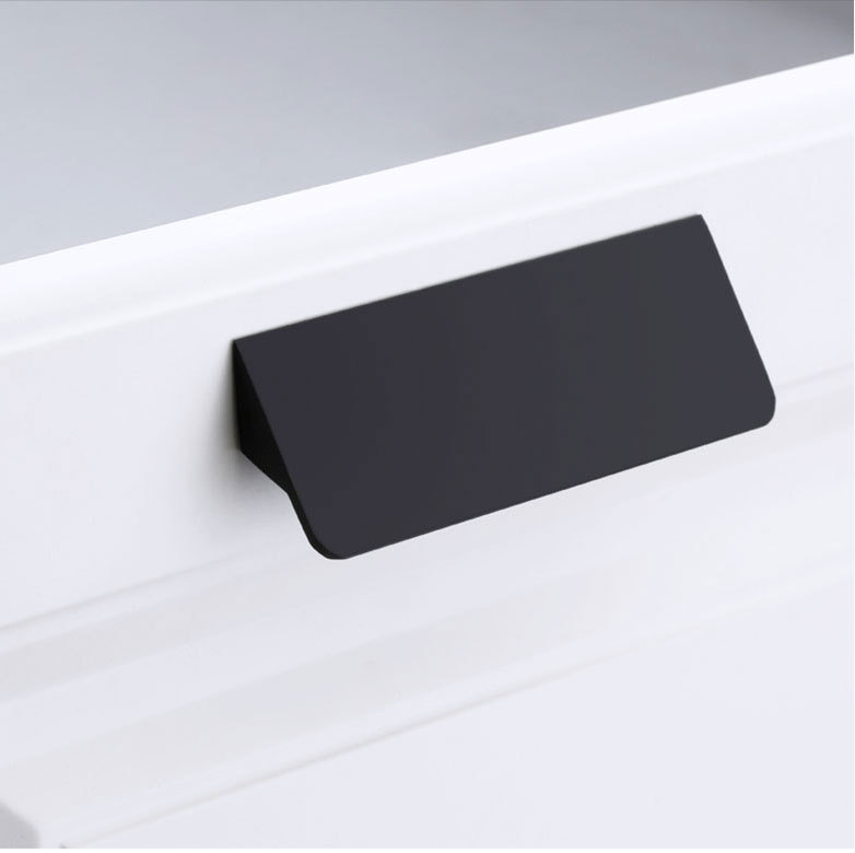 锌合金翻盖暗装拉手 抽屉隐形拉手 衣柜橱柜隐藏暗扣方形拉手