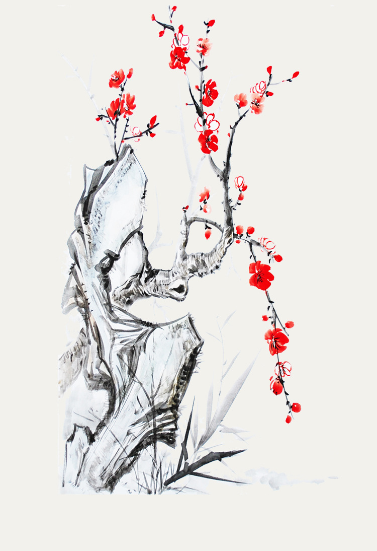 马利初学狼毫白云兼毫羊毫国画毛笔 3支套装大中小楷书法练习画笔