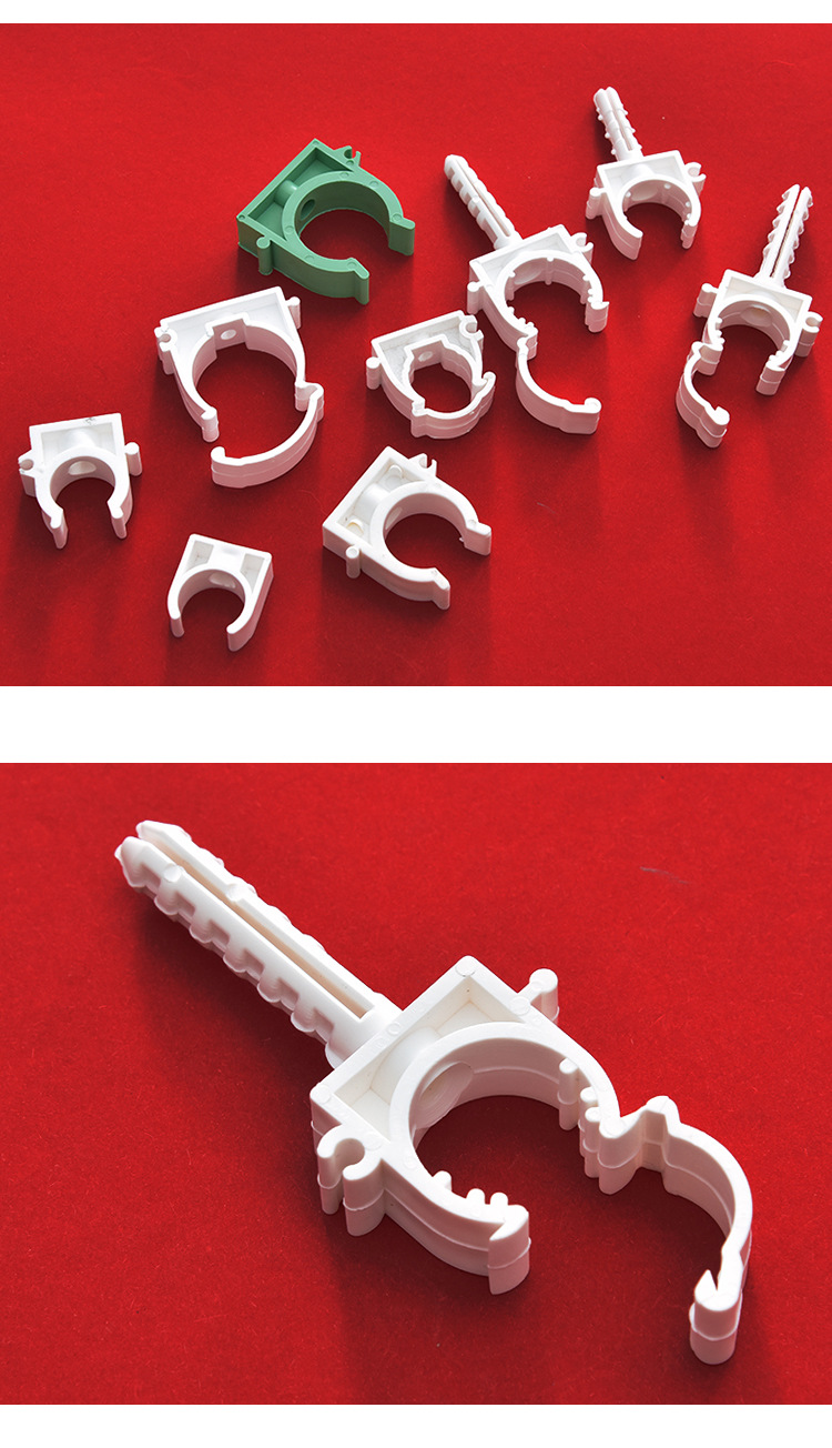 管卡排卡水管固定卡座墙壁固定塑料卡扣16 20 25 32 ppr全新原料