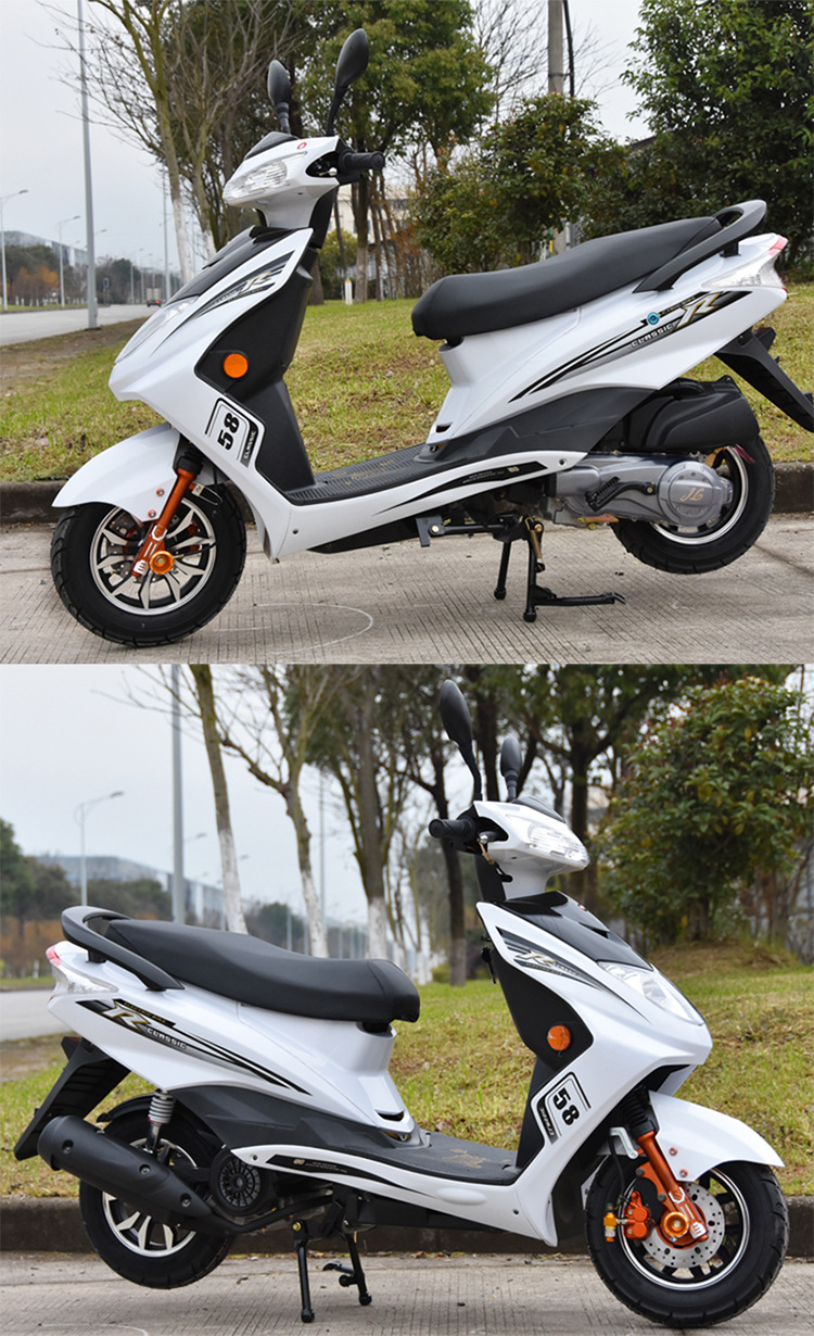 摩托车125踏板摩托车燃油助力车迅鹰款式125cc动力踏板助力国三版