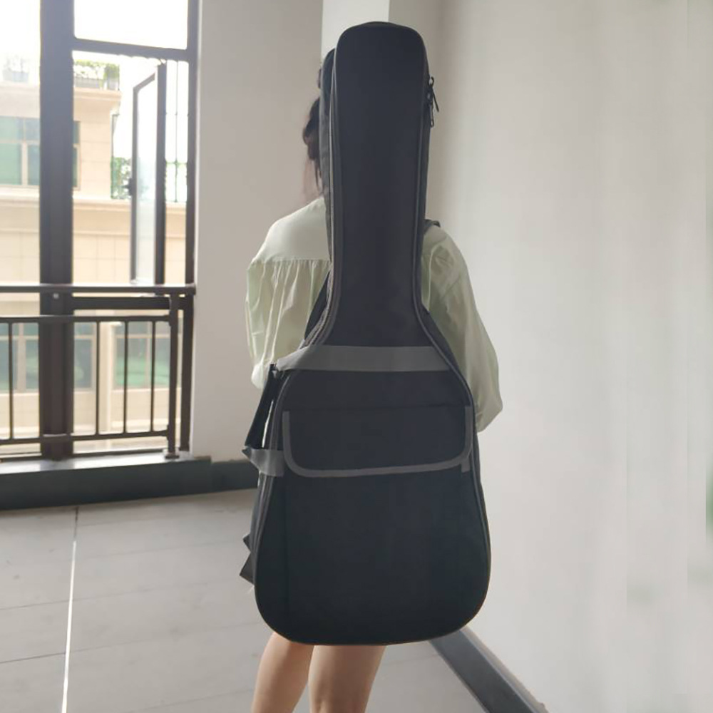 吉他乐器配件38寸黑色加棉吉他包 手提肩背吉他琴包乐器收纳袋