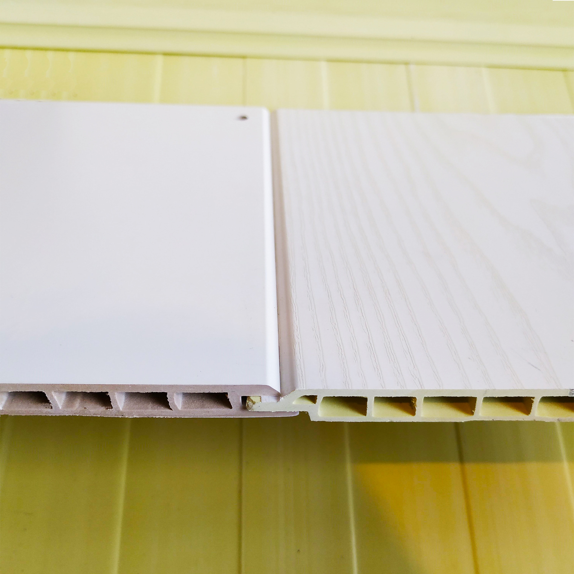 竹木纤维集成墙板电视背景护墙板集成墙面卡扣快装吊顶全屋整装