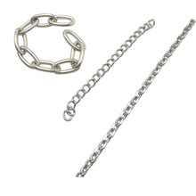 不锈钢项饰链颈链 蛇骨饰品项链 2.0-6.0方珍珠链条批发
