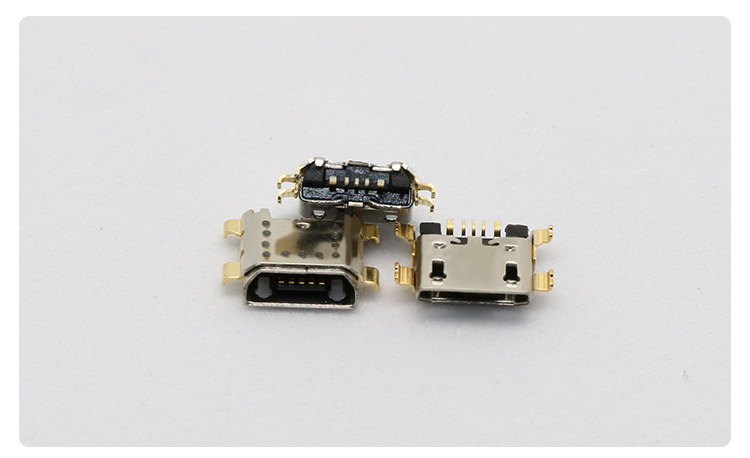 联友达micro usb尾插适用vivo x21i手机尾插 手机充电接口连接器