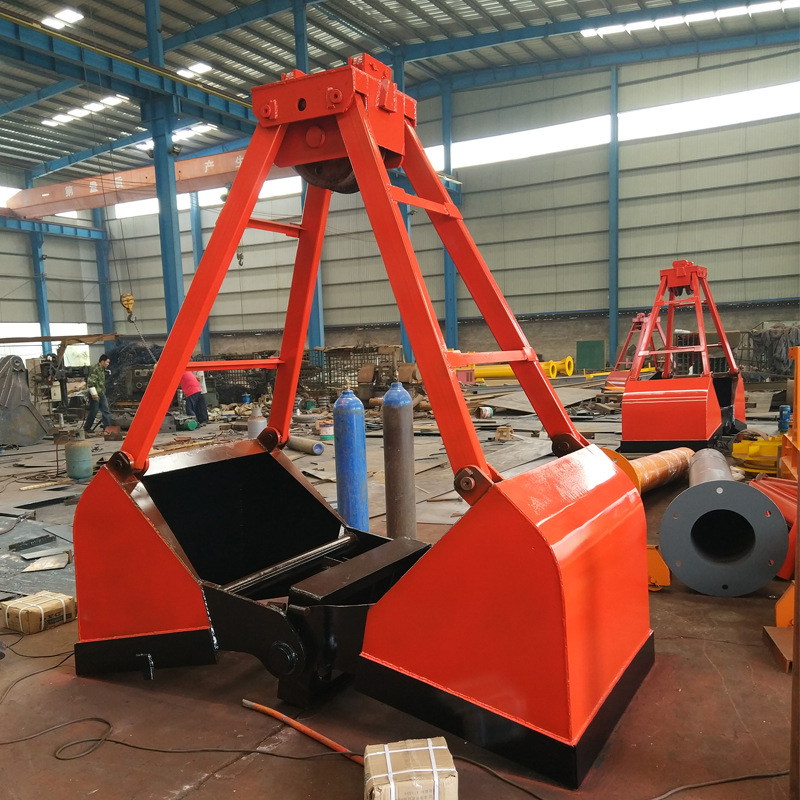 厂家专业生产-定制单索双瓣电动葫芦抓斗 定做钢丝绳抓斗