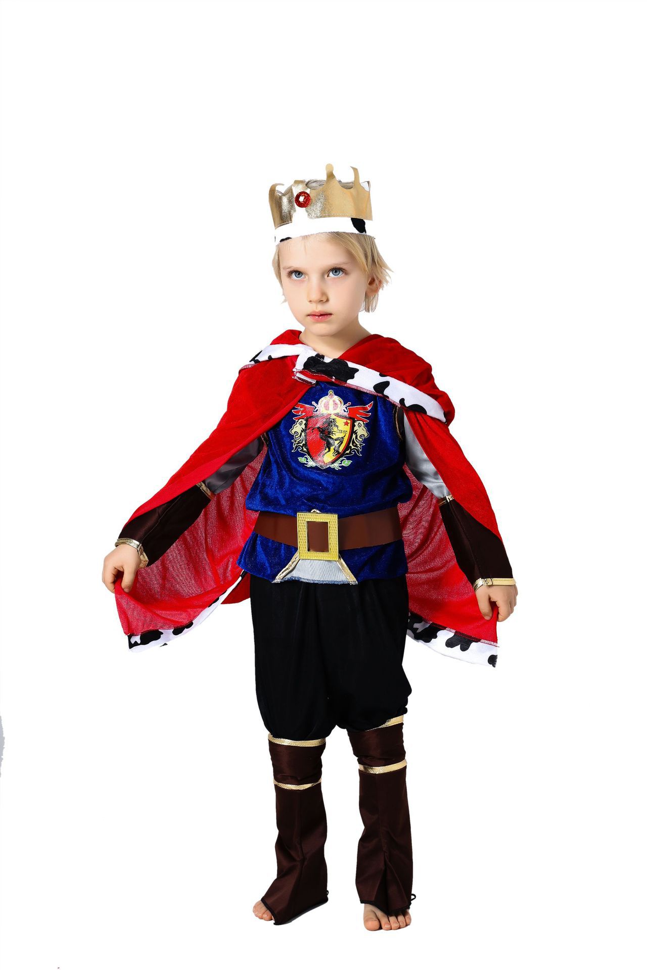 cosplay 万圣节儿童服饰 动漫角色扮演 小孩派对服装 帅气小国王