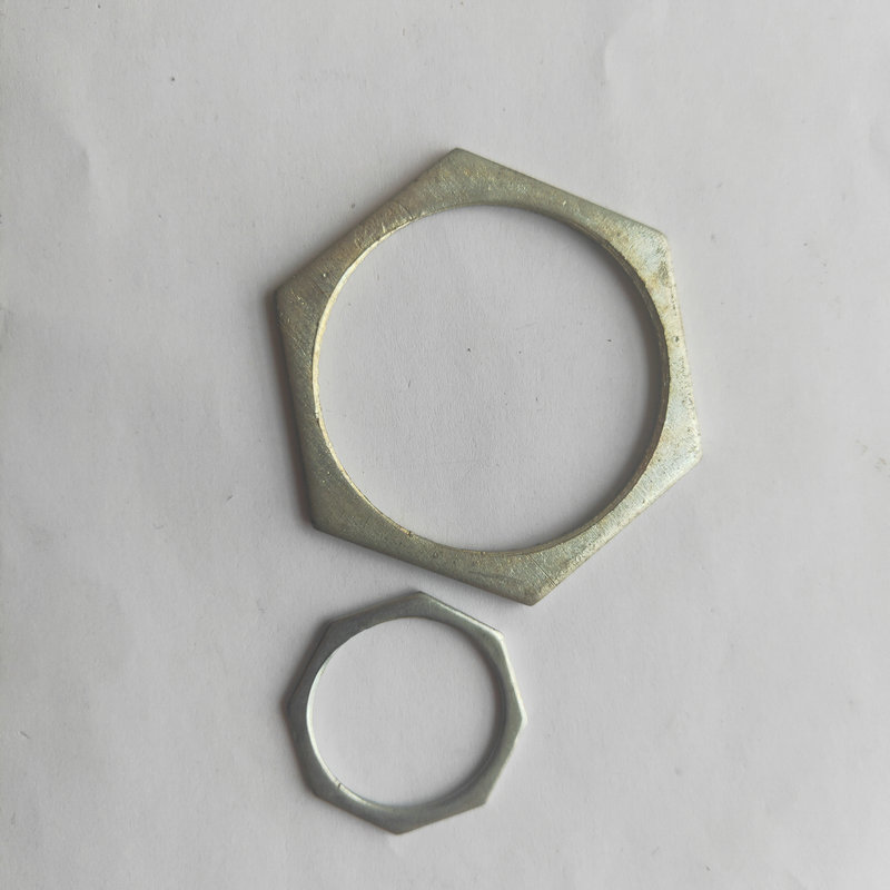 定制铁质镀锌锁母片水根母锁扣 dn15-dn100套丝镀锌管专用根母