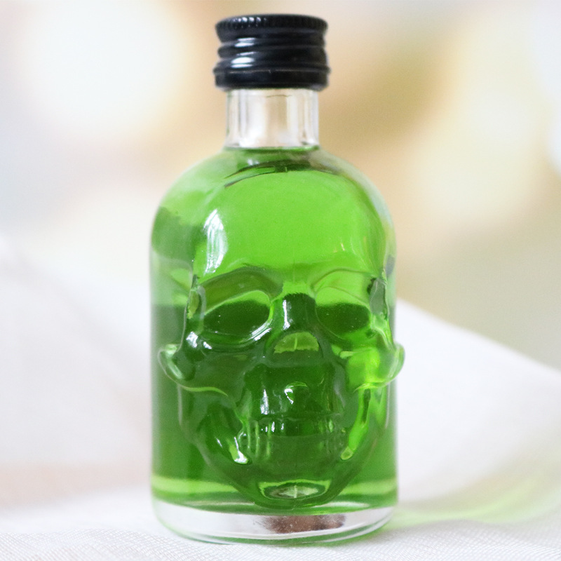 德国进口绿魔苦艾酒烈酒50ml小洋酒骷髅头酒版89.9度高度酒进口酒