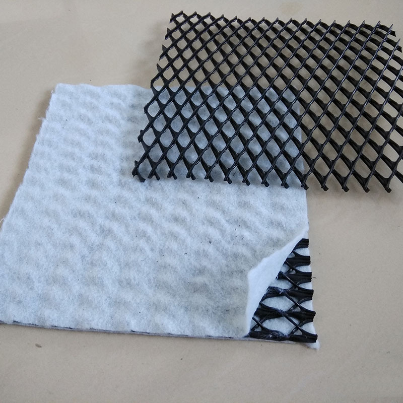 垃圾场边坡排水土工复合排水网 大型工程地下排水三维复合排水网