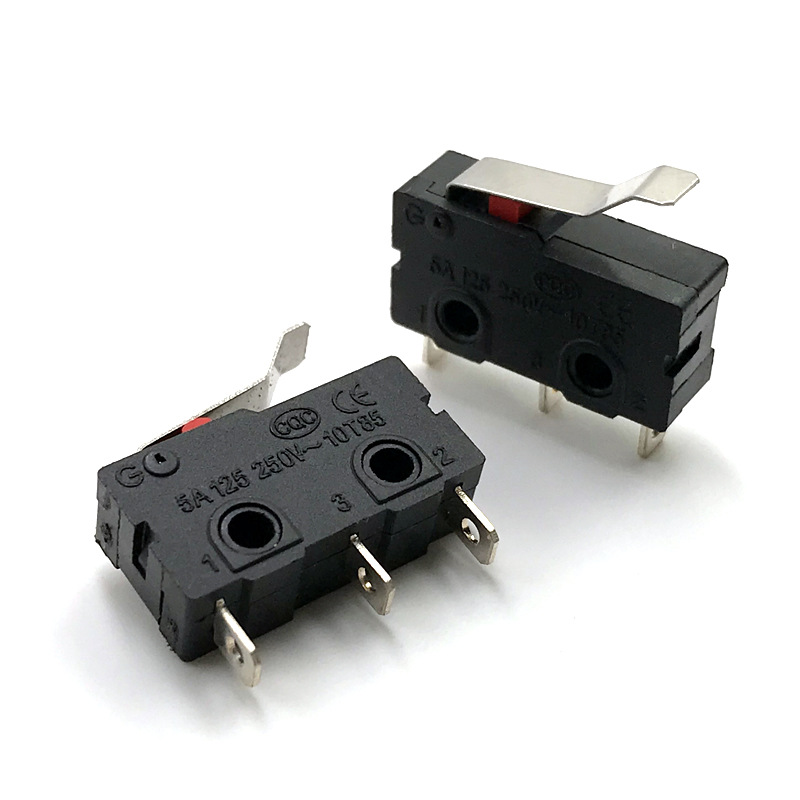 折弯压板微动开关 环保中微动行程开关防尘 耐温微动复位开关厂家