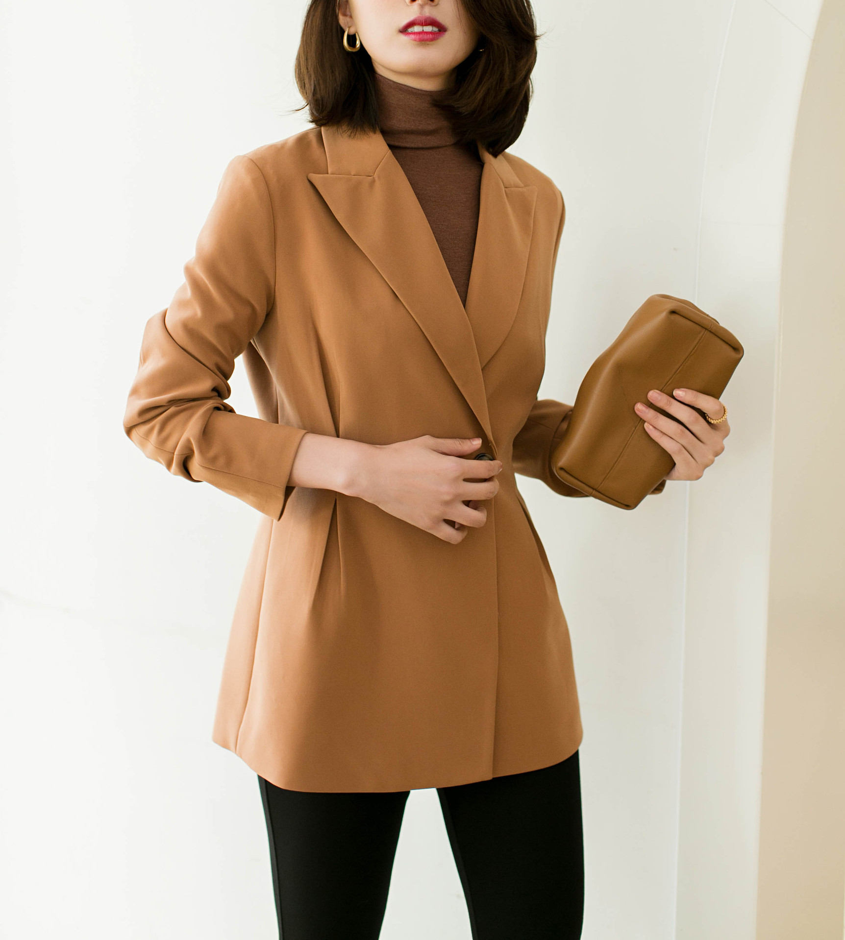 现货一件代发2020秋款女装小西装女休闲收腰修身小西装外套女