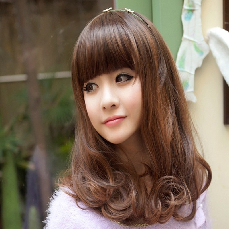 碎刘海假发女短发bobo头修脸蓬松自然逼真韩国甜美可爱短直发