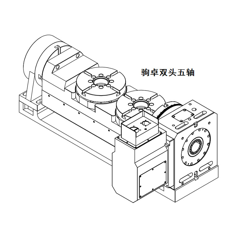 台湾潭兴五轴转台 cnc电脑数控分度盘trnc-125h trnc170a trnc-21
