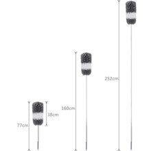 跨境热销 超细纤维2.5米加长可伸缩除尘掸灰尘刷清洁扫灰鸡毛掸子