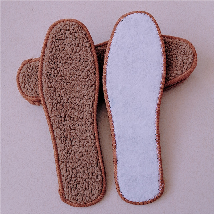 冬季羊毛鞋垫保暖鞋垫 羊驼绒鞋垫男女通用毛绒鞋垫 1元地摊批发