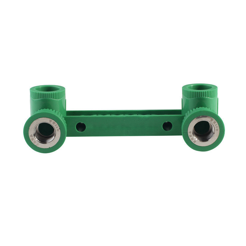 厂家供应 绿色耐高压内丝双联弯头 ppr连体弯头