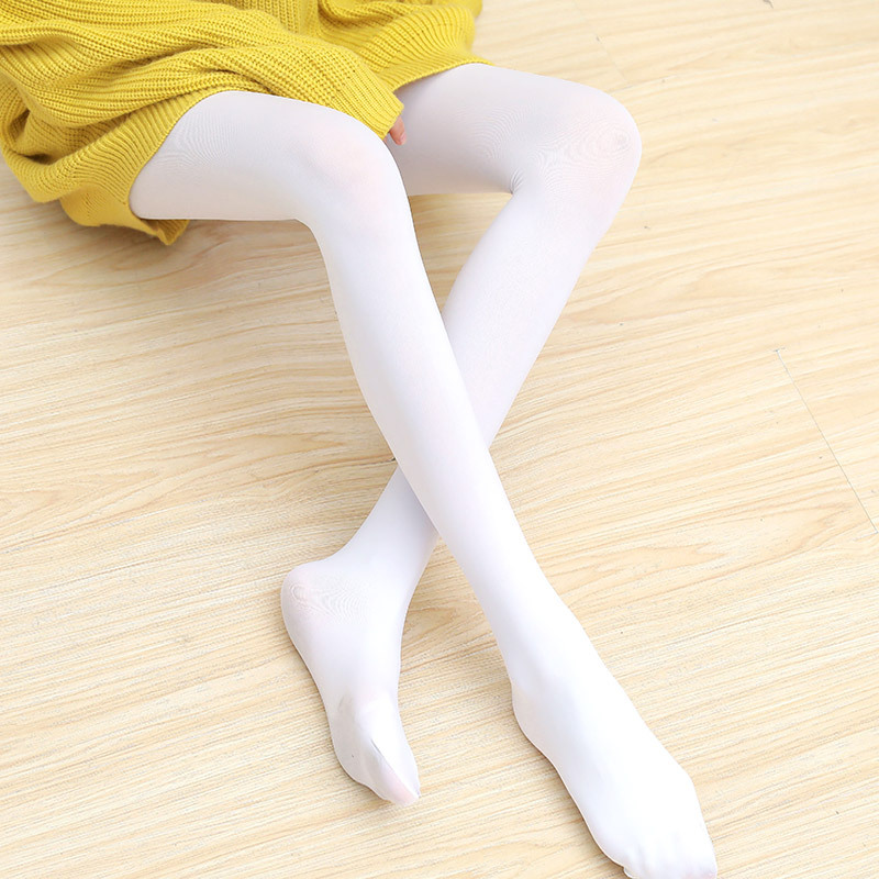 Langsha Stockings Women's White in Thin Section Anti-Hook Spring and Summer Pantyhose Adult Dance Student Base Socks Wholesale